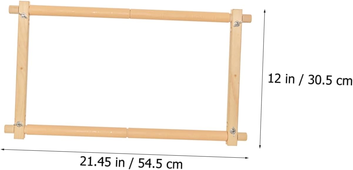 Practical Wooden Embroidery Stand Holder for Tabletop Cross Stitch