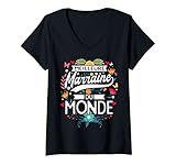Photo Gallery donna miglior marraine du monde tante regalo maglietta con collo a v Photo Gallery donna miglior marraine du monde tante regalo maglietta con collo a v