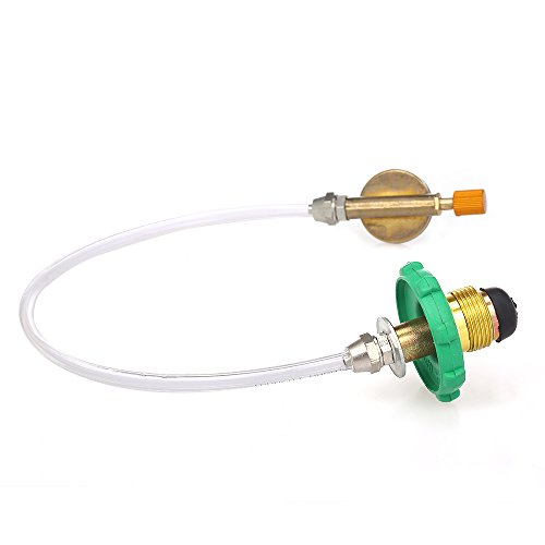 Adaptador de recarga, Romacci Adaptador de reabastecimento de propano para fogão de acampamento Adap