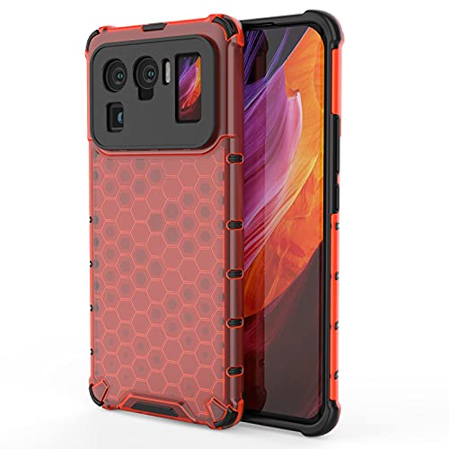 Coque Xiaomi 11 Ultra antichoc transparente protection intégrale rouge