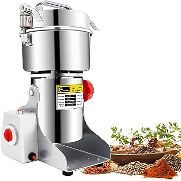 Herb Grinder Mill, 700g Stainless Steel HSS, Multifunctional for Spices and Herbs, 220V Electric Operation