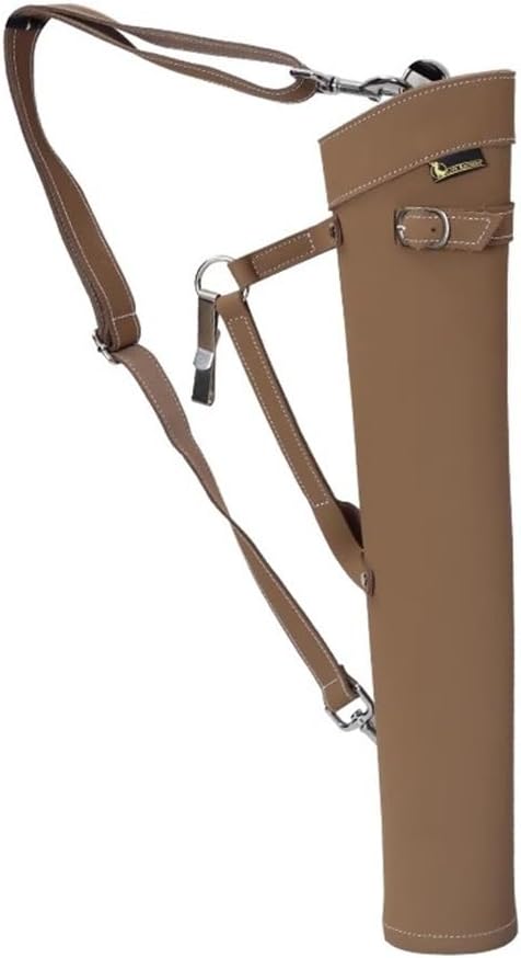 Arrow Quiver Leather Arrow Pouch Storage Bag Outdoor Archery for Target Shooting Training