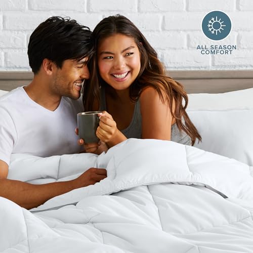 Image of Bare Home Comforter /Duvet Insert - King /Cal King - Goose Down Alternative - Ultra-Soft - Premium 1800 Series - Hypoallergenic - All Season Breathable Warmth (King /Cal King, White)