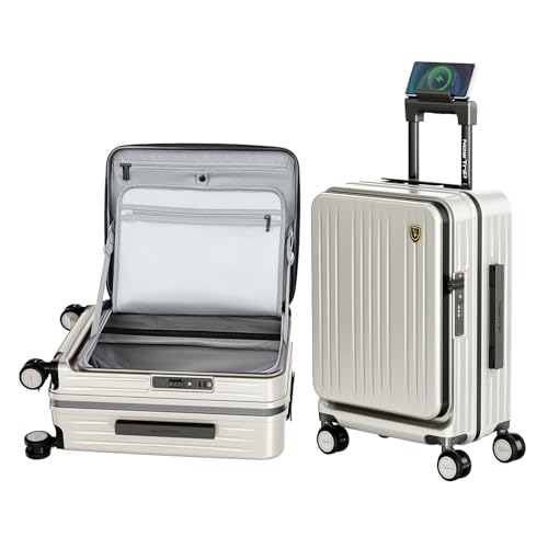 [New Trip] スーツケース キャリーケース フロントオーポン 片開き PC100%...