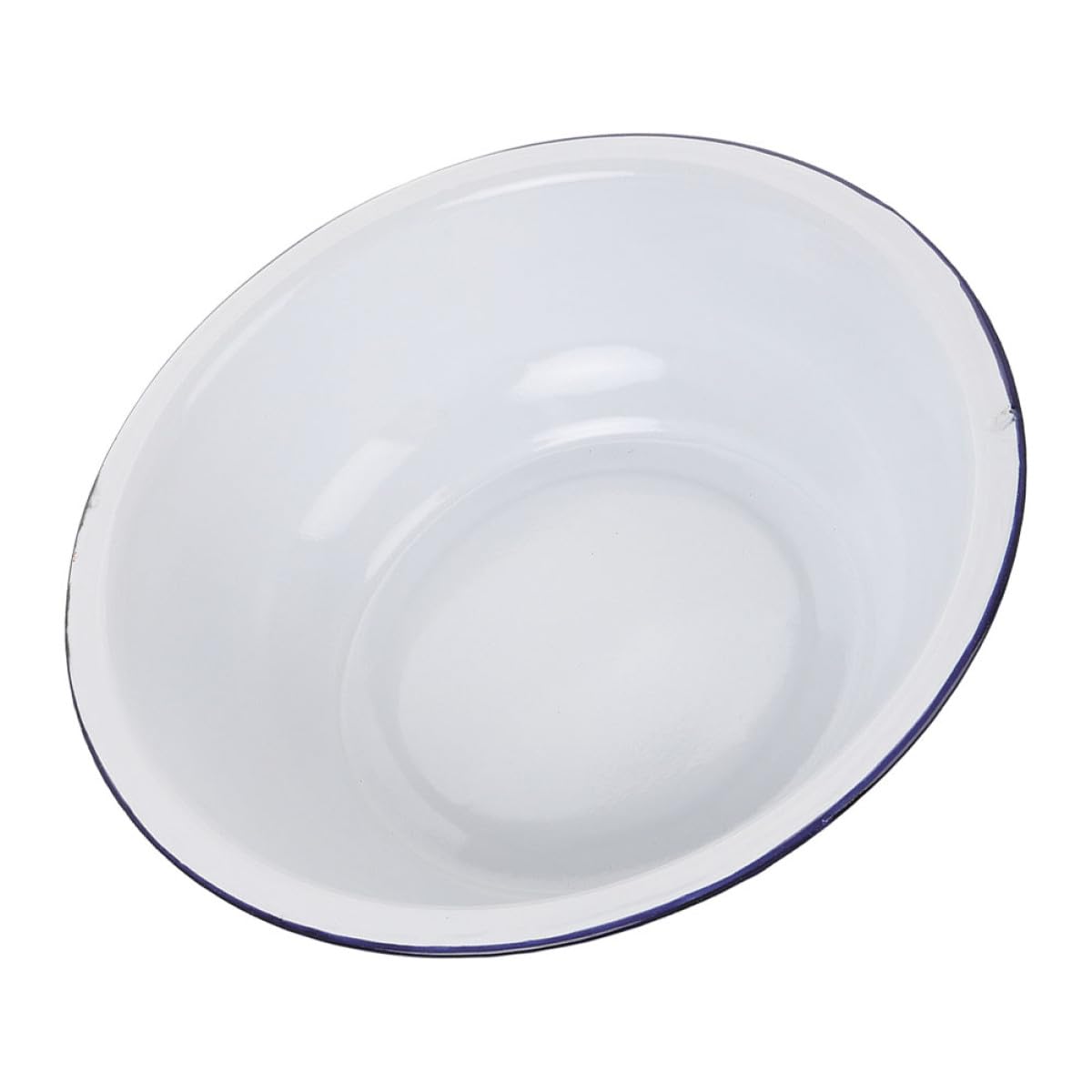 Palangana esmaltada grande de acabado clásico retro y alta resistencia para cocina