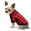 Blaoicni Plaid Dog Hoodie Sweatshirt Sweater ...