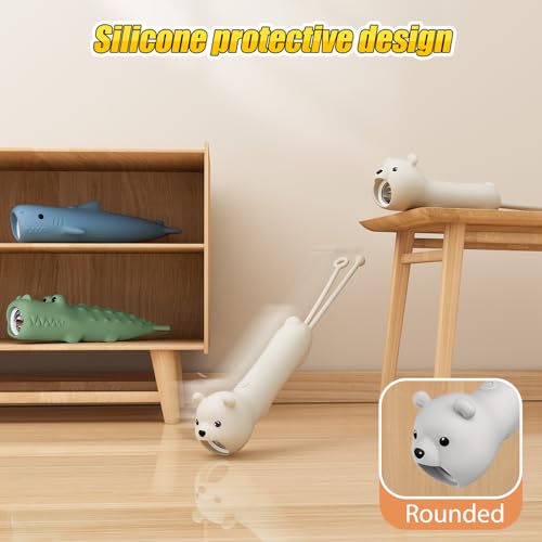 Image of Teprewes Polar Bear Outdoor Flashlight Rechargeable, Led Flashlight, Fun and Lightweight Flashlight Suitable for Camping and Outdoor Exploration, Dog Walking, Birthday Gift