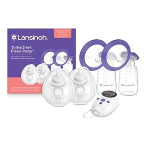 Thrive 2-in-1 Breast Pump – The Freedom of a Wearable Plus The Power of a Hospital-Strength Pump—All in one Sleek, Portable Design (Model P3)