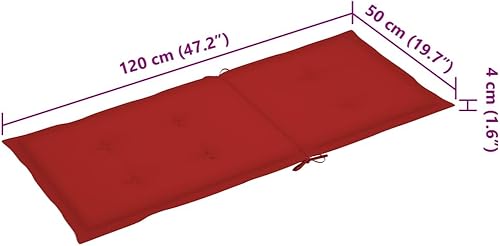 Miniatura 9 de Mecedora con cojín Sillas de comedor de bambú Sillas para comedor Sillas para Comedor para patio, playa, picnic estudio