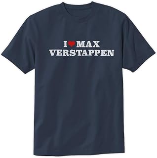 I Love Max Verstappen T-Shirt I Heart Max Verstappen Unisex Design Tee Short Sleeve Unisex Shirt