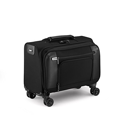 ZERO Halliburton Prf 3.0-4-wheeled Business Case Briefcase, Black