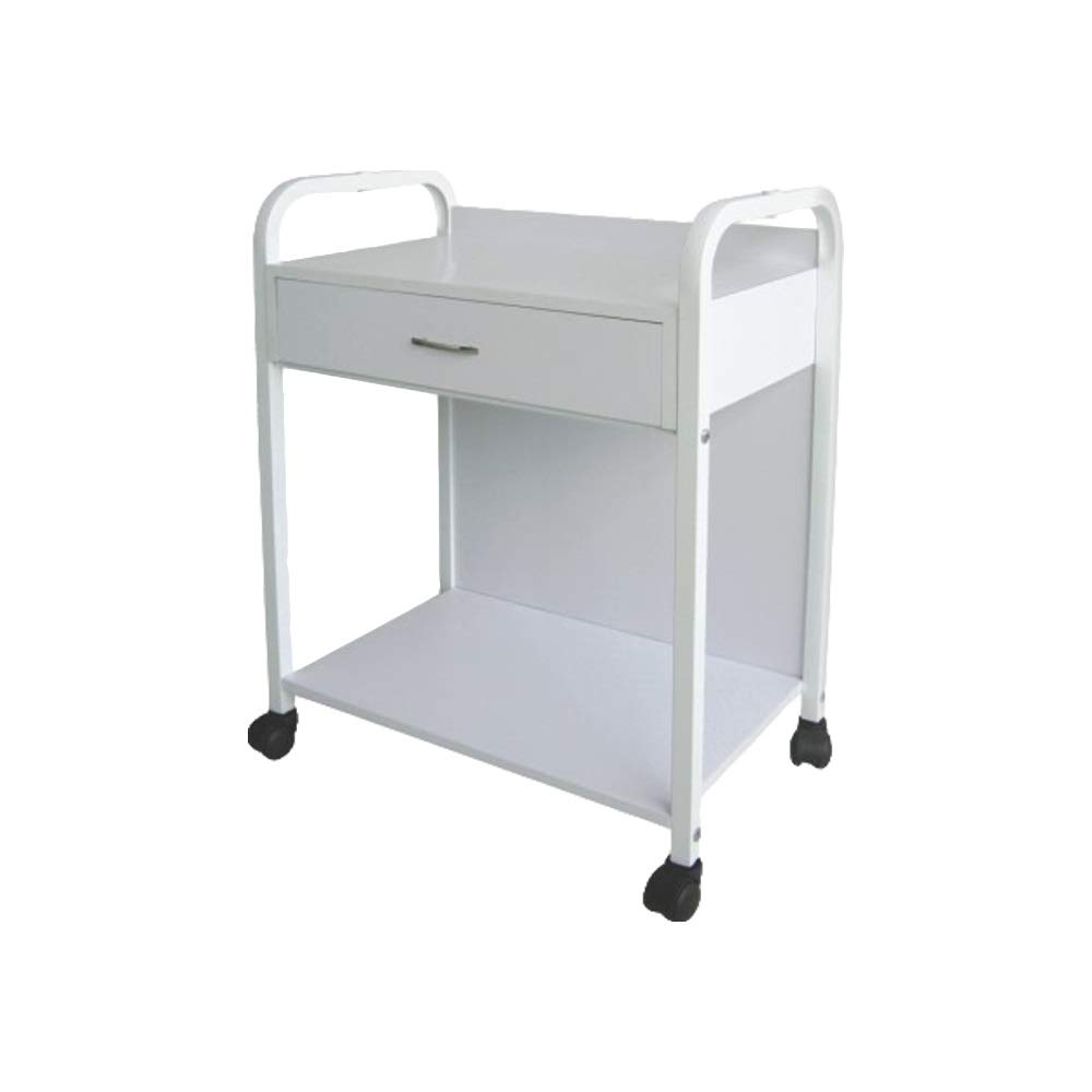 Carro de Estética Profesional Ayudante 1 Cajón (Blanco)