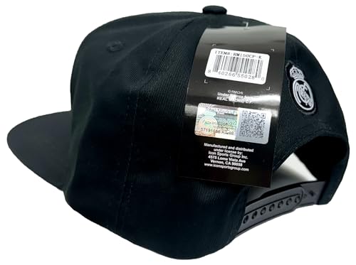 Real Madrid Classic Snapback Black Hat miniatura 5