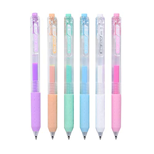 Bolígrafos Gel AIHAO 0.5 mm Retráctiles Multicolor x6 miniatura 1