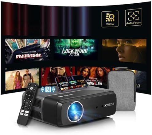 Projetor Portátil com Google TV, Suporte 4K, HDMI 2.1 ARC, Projet...