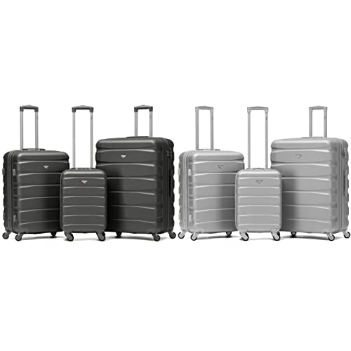 Flight Knight Lightweight 4 Wheel ABS Hard Case Suitcases Cabin & Hold Luggage Options Approved For Over 100 Airlines Including easyJet, British Airways, RyanAir, Virgin Atlantic, Emirates & Many More