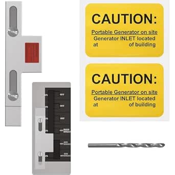 Generator Interlock Kit for Square D Homeline Meter Main 150/200 Amp Breaker