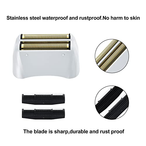 2 Pack Pro Shaver Replacement Foil And Cutters Compatible With Andis 17150(Ts-1)/17155/17200 Shaver Profoil Lithium Replacement" Golden #TOP2