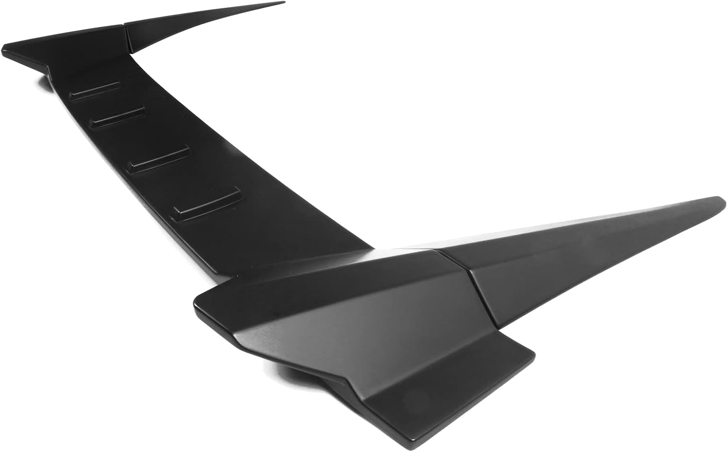 IKON MOTORSPORTS, Roof Spoiler Compatible with 2022-2026 Honda Civic 11th Gen 4-Door Sedan, Type R Matte Black ABS Plastic Rear Window Visor Spoiler Wing