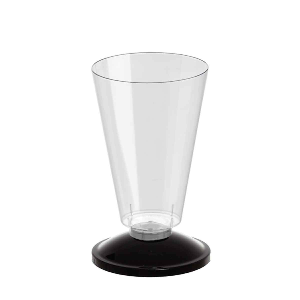 Coppette Per Yogurt E Gelato - 100 Pezzi, Trasparenti, Con Coperchio, Capacit&agrave; 200 Ml