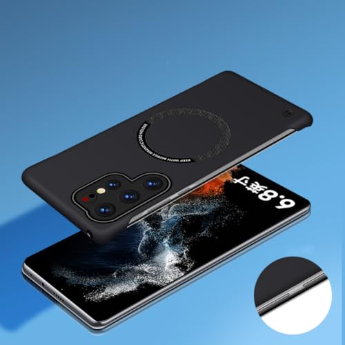 Coque S24 magnétique rigide ultra fine et protection antichoc noire
