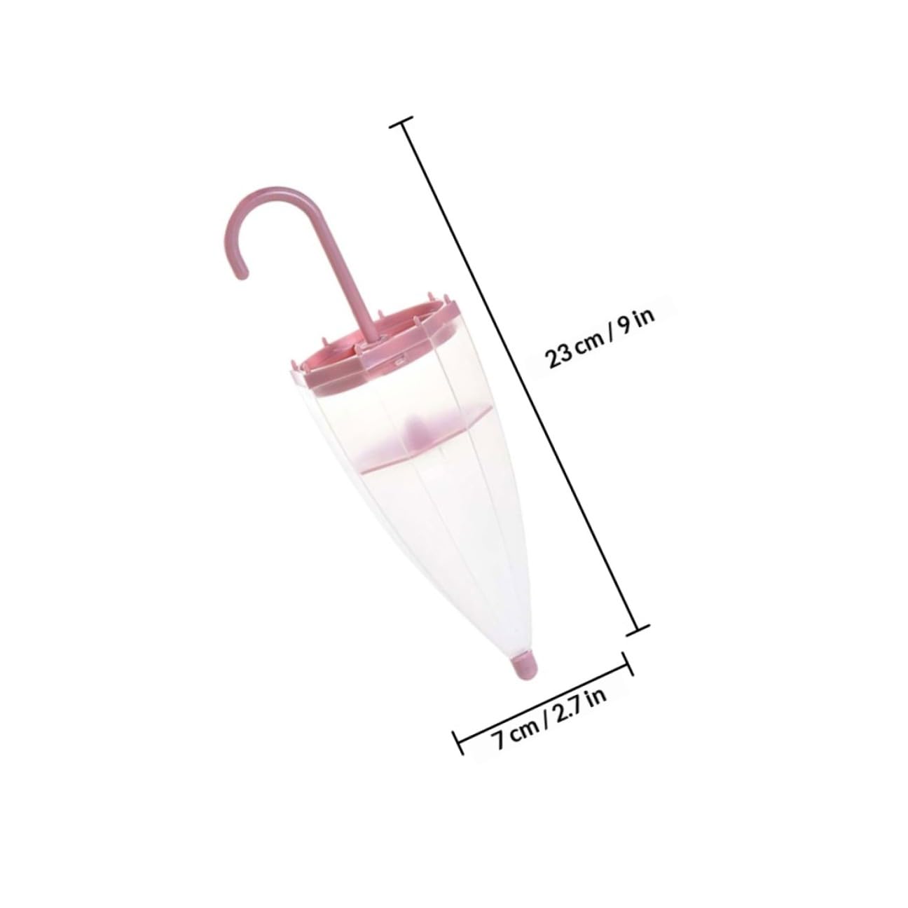 Set 2 Pezzi Scatole Deumidificatore Armadio Design Ombrello in Plastica Abs con Funzione Assorbi Umidità Salvaspazio per Cucina e Ambienti Vari Rosa e Blu
