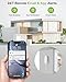 MOCREO WiFi Freezer Thermometer Alarm with Digital Monitor Hub, App and Email Alerts, 2-Year Data Export, No Subscription Fee, 2 Remote Temperature Sensors for Home Refrigerator, Fridge, Freezer