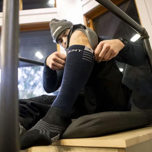 Dissent Unisex IQ Comfort Targeted Cushion Performance Soft Breathable Over-The-Calf Ski Compression Socks3