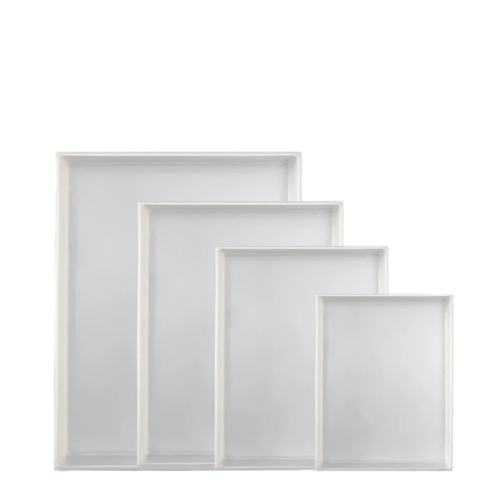 Labortablett for chemische Reagenzien, säure- und alkalibeständiger Plattenkasten aus Polypropylen-Kunststoff, korrosionsbeständig, auslaufsicher, PP-Tablett(Size 30X25X5cm)