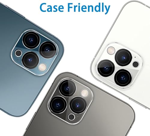 Image of Premium iPhone 12 Pro Camera Lens Protector - Ultra Clear Tempered Glass Shield (Pack of 3) - Scratch & Impact Resistant for HD Clarity