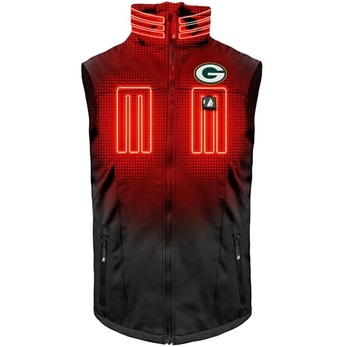 ActionHeat Men's NFL 5V Softshell Battery Heated Full-Zip Vest4