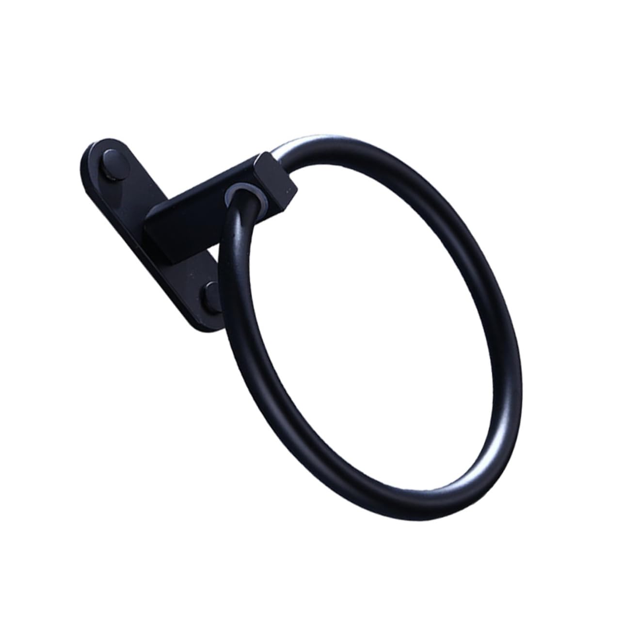 Anneau Porte-Serviettes Noir Mat Porte-essuie-Mains Moderne Pour Mur De Salle De Bain Acier Inoxydable Sus304 79238157