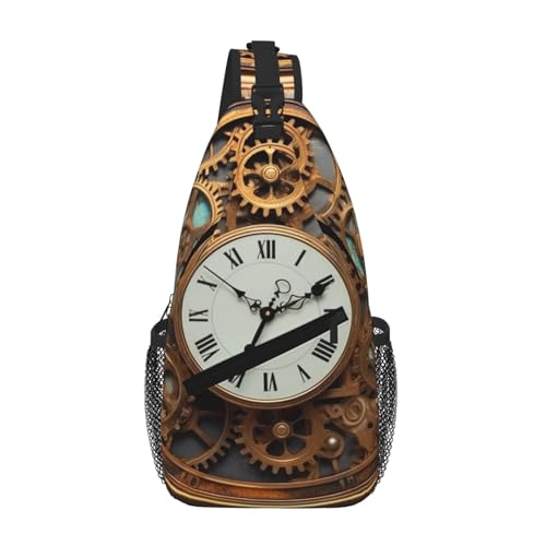 Mochila de hombro Rusty Steampunk para viaje y senderismo miniatura 1