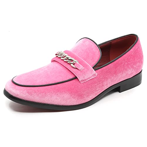 Image of Men's Vintage Velvet Designer Classic Dress Tuxedo Smoking Slipper Loafer Slip On Shoes Arthur-02