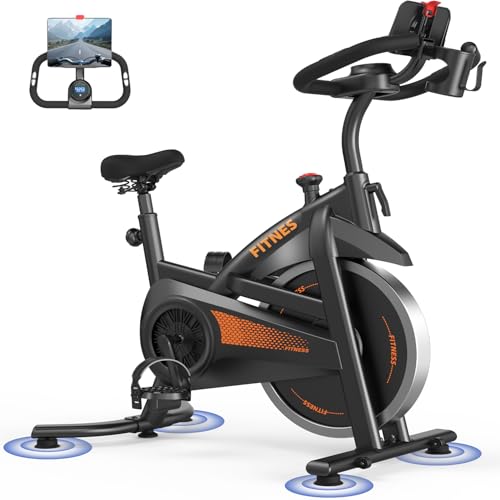 CURSOR FITNESS Exercise Bike, Quiet Belt Drive Stationary