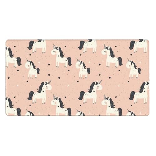 Grand tapis de souris de jeu cheval mignon pour décorer votre bureau