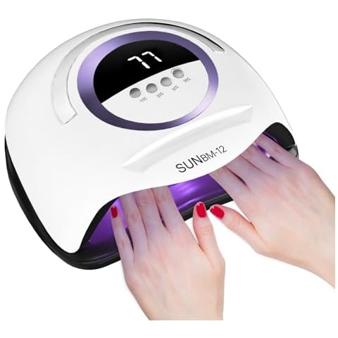 BEENLE UV LED Nail Lamp with Timer Cover