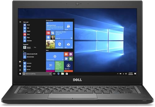 Dell Latitude 7280 Business Laptop 12.5' FHD Notebook Intel Core i7-6600U, 16GB RAM, 256GB SSD, teclado EE.UU., Win 10 Pro (reacondicionado)