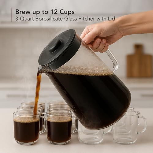 OVENTE 3QT Iced Tea and Coffee Maker