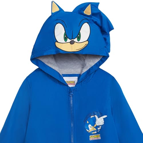 Sonic The Hedgehog Boys' Jersey Lined Perfect Rain Lightweight Jacket4