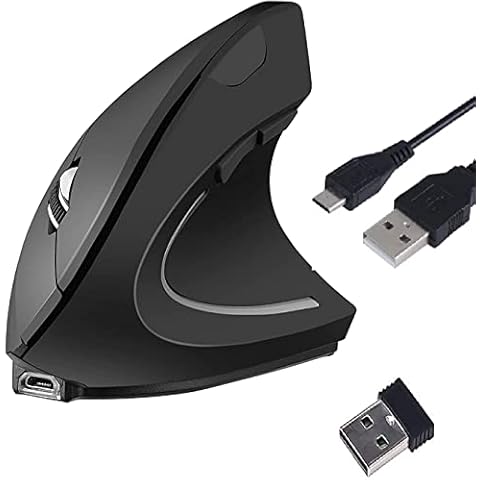 Ratón Vertical Ergonómico Recargable USB inalámbrico OENLY Cover