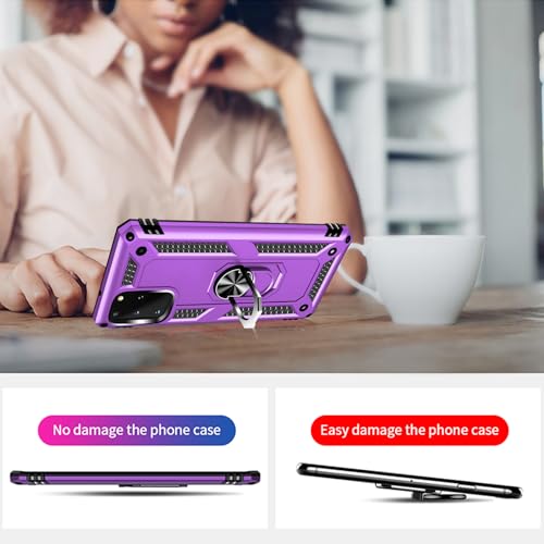 Coque de protection Samsung S20 Plus antichoc antichute couleur violette