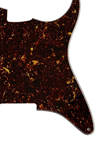 Pasuje do Fender Stratocaster Strat 4 Screw Blank Style Pickguard gitarowy (4-warstwowy brązowy żółwi)
