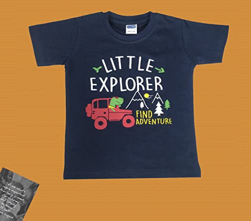 Image of Cotton Kid's Wear T Shirt for Boys Shorts Casual Comfortable Jeant Wear Shirt Casual Look Outfit for Any Function Solid Colors & Design