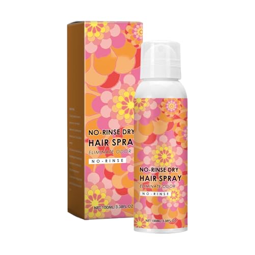 Spray para Pelo Seco,100ml Champú Seco Sin Agua que Limpia | Aporta Volumen Estilo Instantáneo Sin Aclarado para Playa Gimnasio Oficina