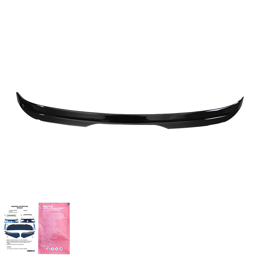 Oneway Spoiler da tetto (tappo) compatibile con Volkswagen Golf VII (7 e 7.5) HB GTi/GTD/R/R Line 2013-2020 - Versione 2 - Nero lucido