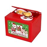 Regalos Perfectos: Esta caja encantadora del dinero del Banco es ideal como regalo para sus cabritos, ayude a sus cabritos a desarrollar un buen hábito de ahorrar el dinero.