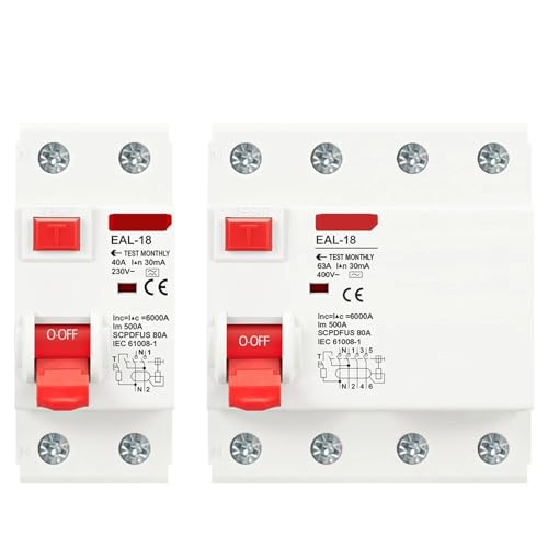 Disjoncteur différentiel de type A 2P 30mA 6A haute performance