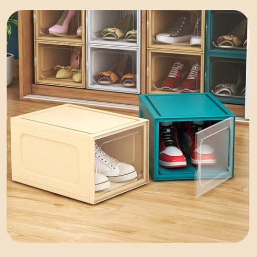 Étagère à chaussures plastique transparente boîte de rangement B - 5