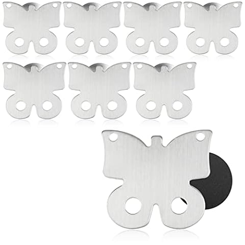 com-four® 8x magnetyczne obciazniki obrus stal nierdzewna - ciezkie klipsy - uchwyty mocowanie stól